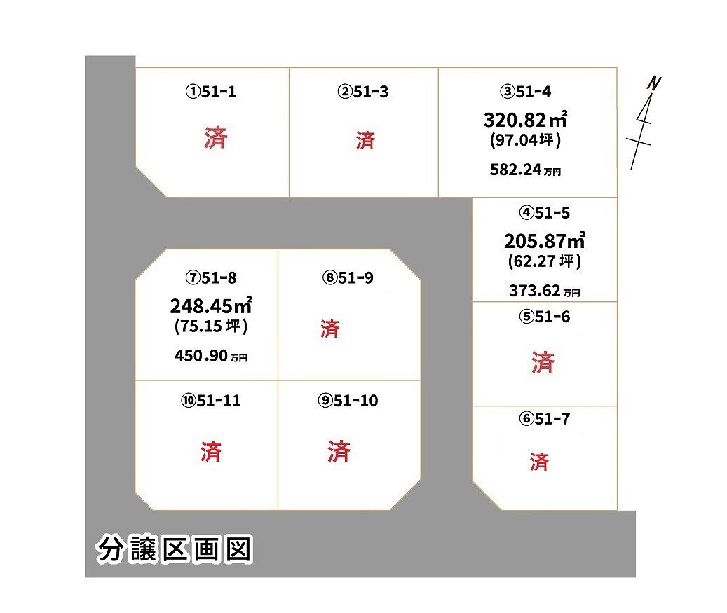 自社分譲地：ひまわりタウンたかのす