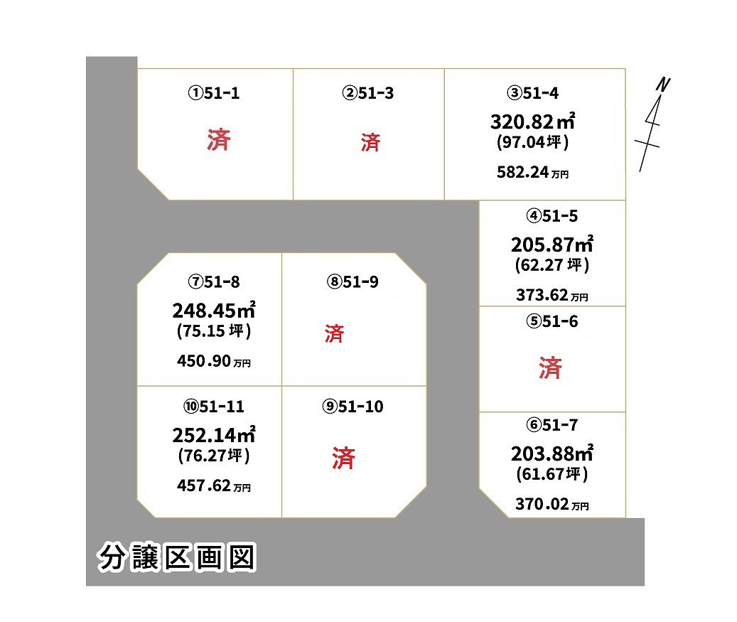 自社分譲地：ひまわりタウンたかのす