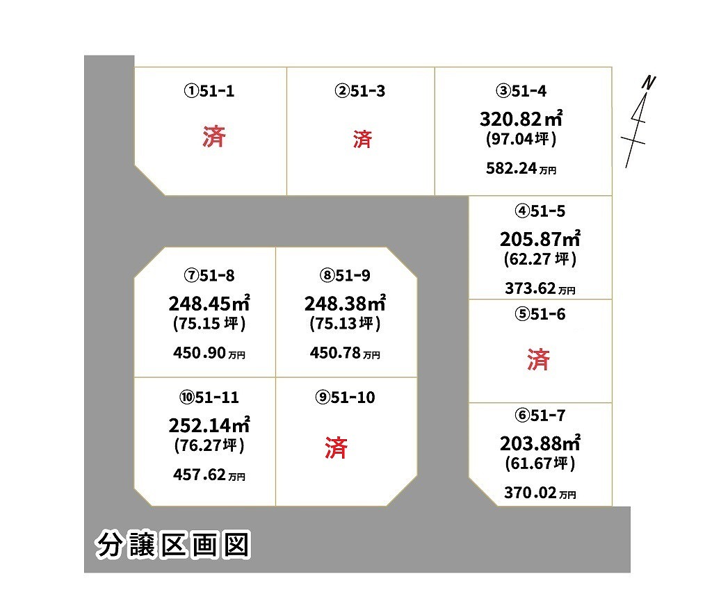 自社分譲地：ひまわりタウンたかのす