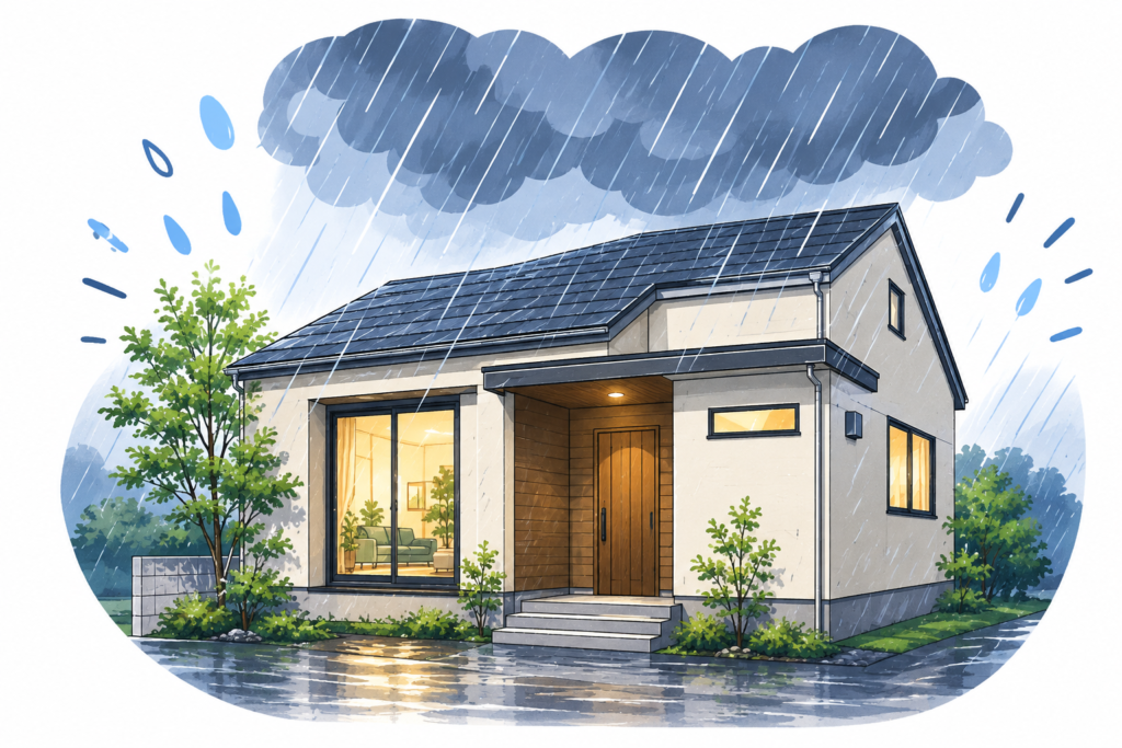 注文住宅でできる水害対策｜家を建てる前に知っておきたいポイント