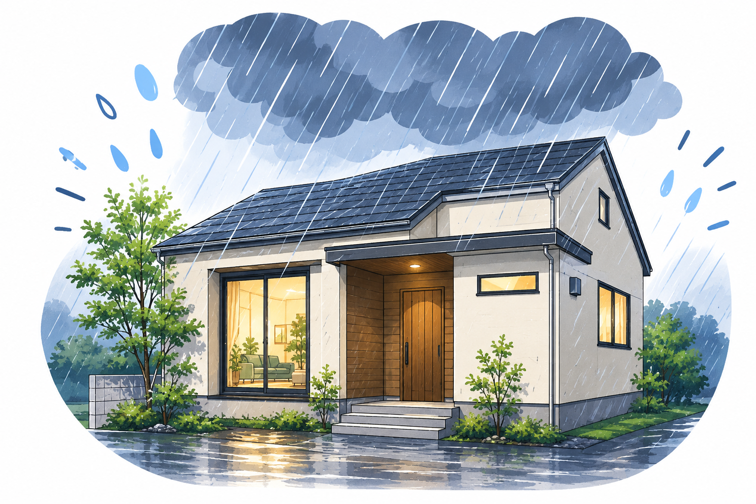 注文住宅でできる水害対策｜家を建てる前に知っておきたいポイント